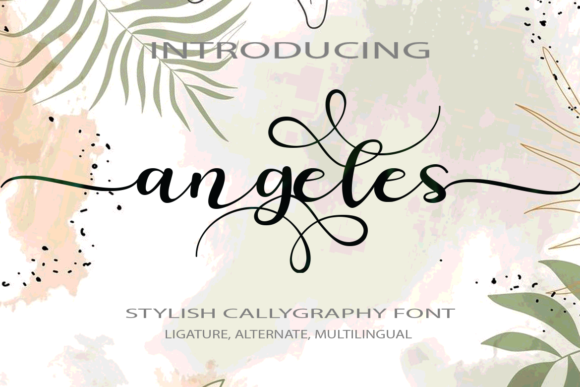 Angeles: A Handwritten Font for Elegant Design