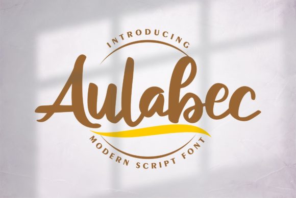 Aulabec: A Bold Font for Web Design