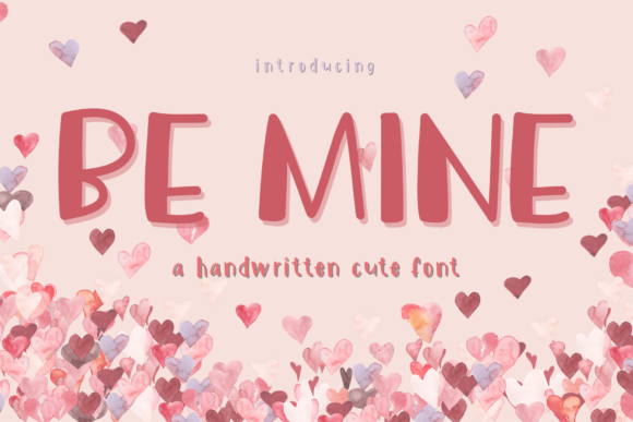 Be Mine: A Romantic Font for Business Branding
