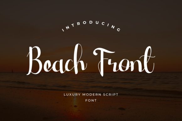 Beach Front: A Stylish Font for Business Branding