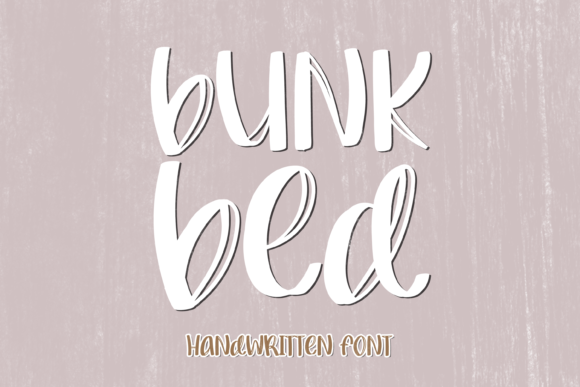 Bunk Bed Font for Business