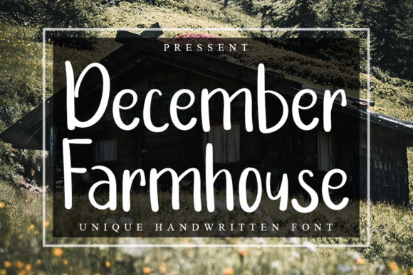 December Farmhouse Font Review
