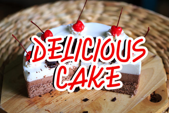 Delicious Cake Font for Creative Projects