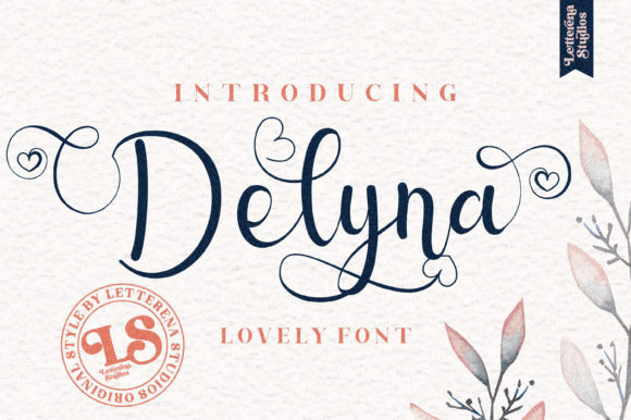 Delyna: A Romantic Handwritten Font