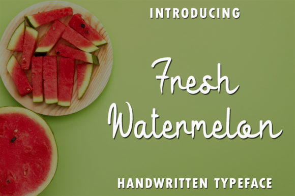 Fresh Watermelon Font for Creative Projects