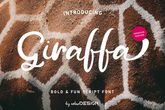 Giraffa: A Flowing Script Font