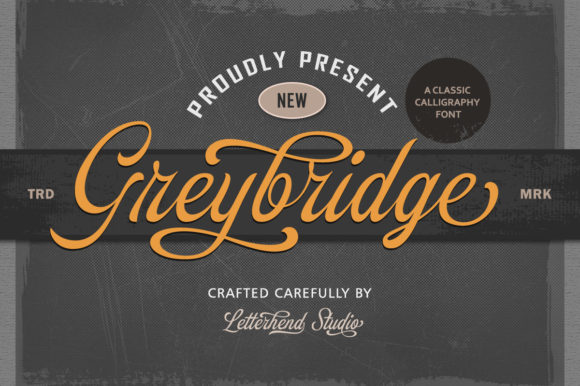 Greybridge: A Vintage Script Font