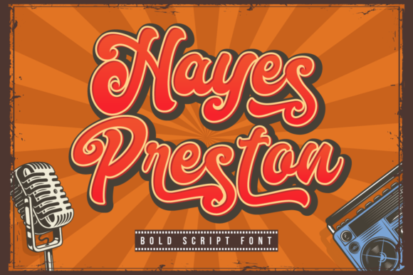 Hayes Preston: A Vintage Handwritten Font