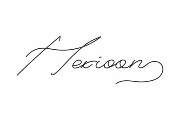 Hexioon: A Stylish Script Font for Business Branding