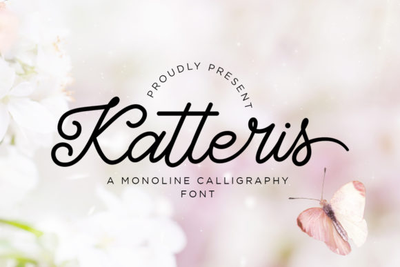 Katteris: A Script Font for Editorial Elegance