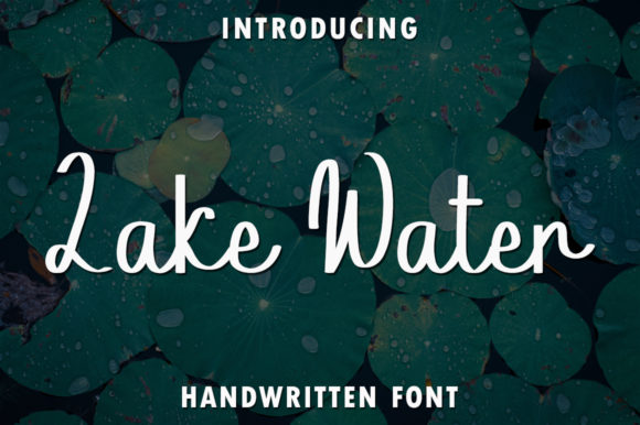 Lake Water Font for Business