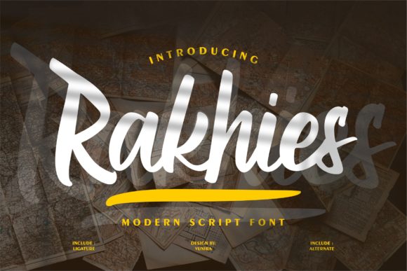Rakhies: A Bold Handwritten Font for Crafters