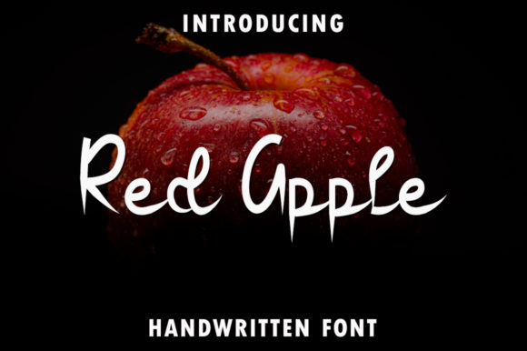 Red Apple Font for Business