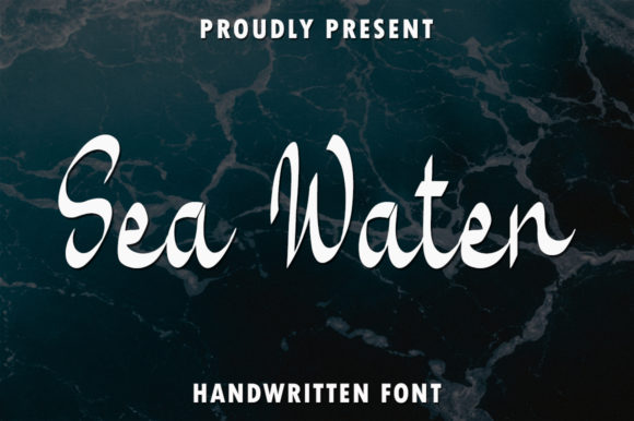 Sea Water: A Delicate Handwritten Font