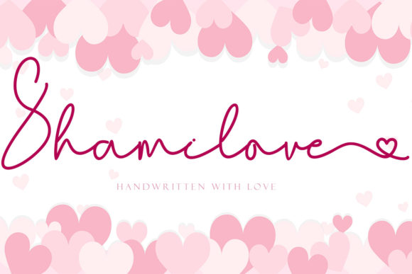 Shamilove: A Romantic Font for Creative Marketing