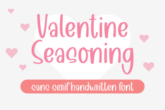 Valentine Seasoning Font for Business