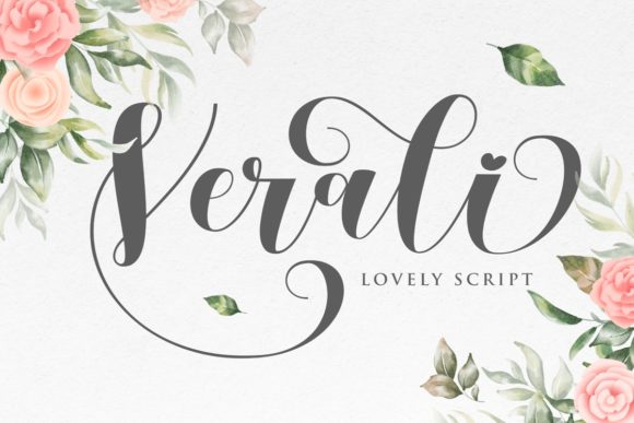 Verali: A Romantic Script Font for Web Design