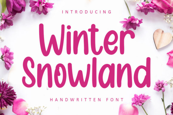 Winter Snowland Font Review